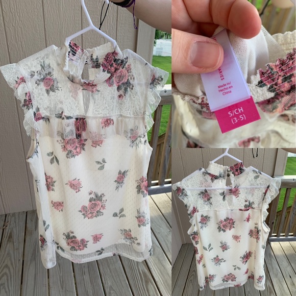 2 Floral Tops - Picture 2 of 8